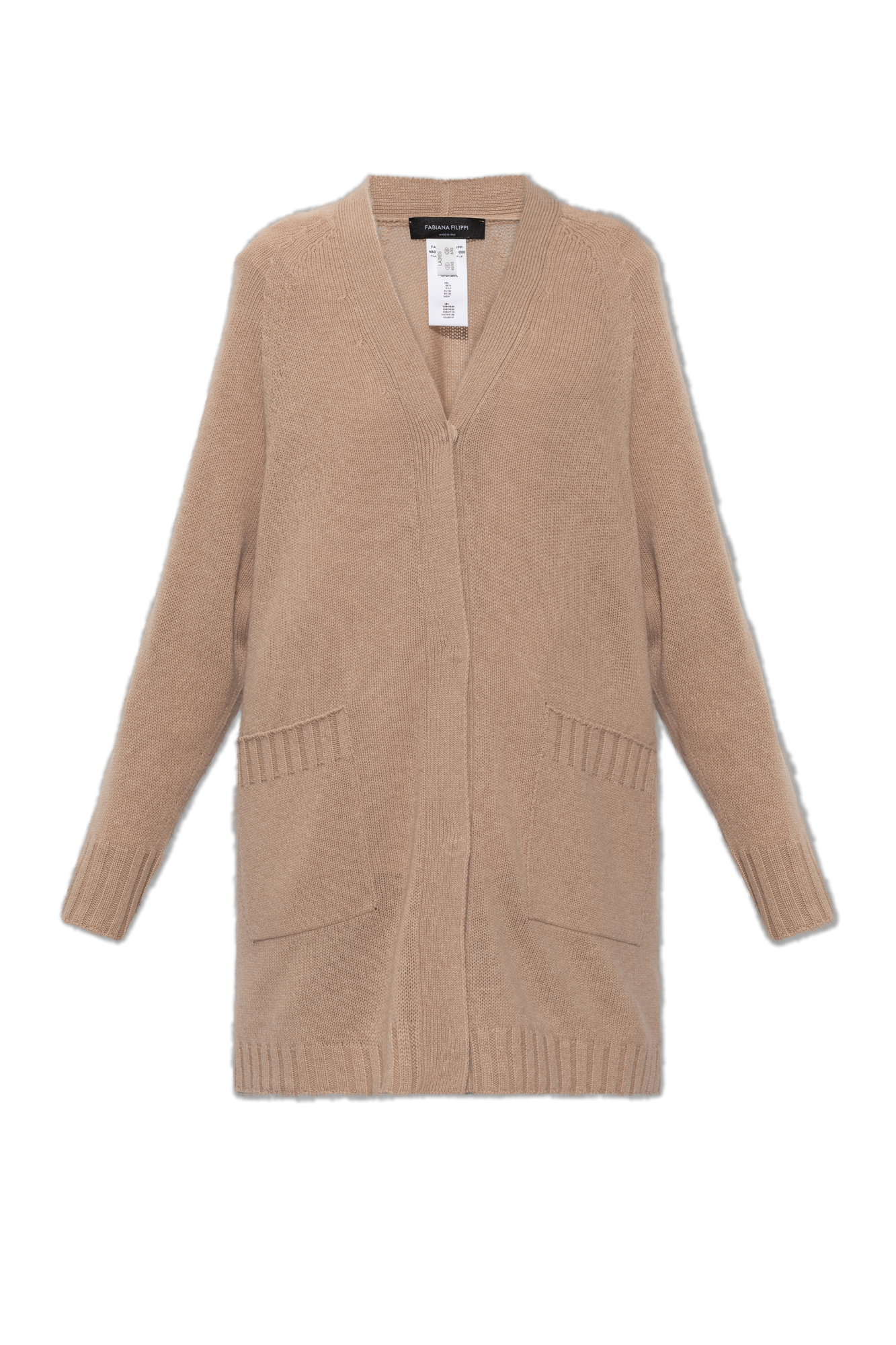 Beige Cardigan with pockets Fabiana Filippi - Vitkac AS